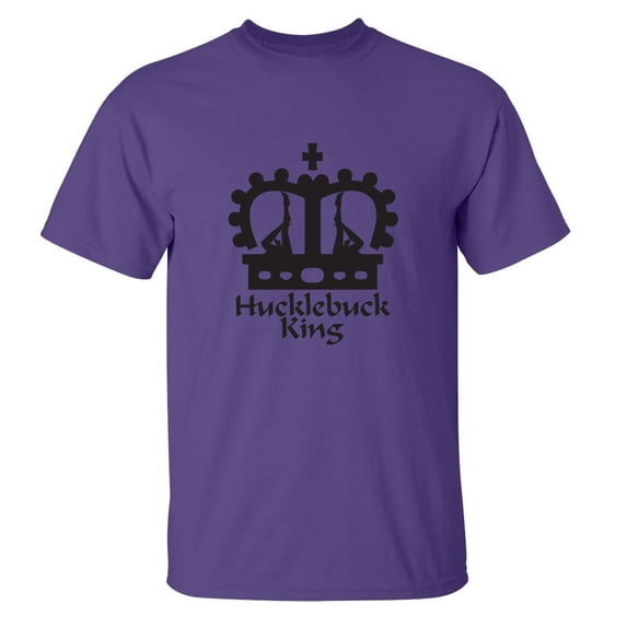 Hucklebuck King Adult Short Sleeve T-shirt