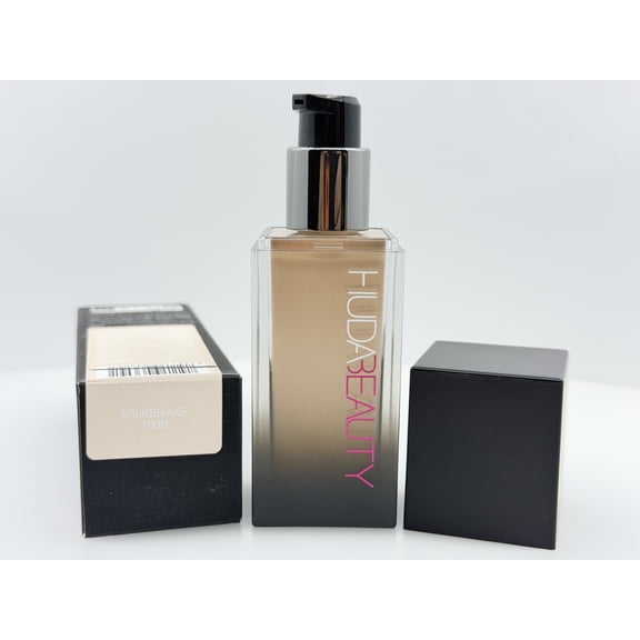 Huda Beauty #FauxFilter Luminous Matte Full Coverage Liquid Foundation, Milkshake 100B, 1.18 fl oz