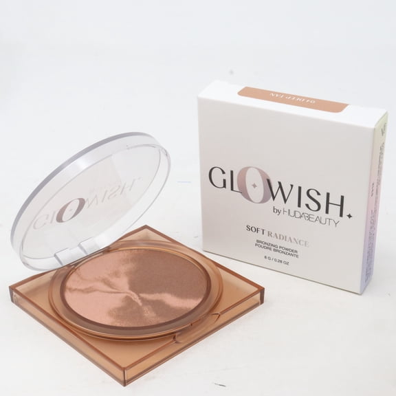 Huda Beauty Glowish Soft Radiance Bronzing Powder 0.28oz 04 Deep Tan New With Box