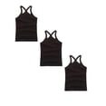 thumbnail image 1 of Hudaneo 3 Pieces Girls Dance Tank Top Racerback Camisole Undershirts Spaghetti Strap Camis Clothes for Girls, Black 9-12Y, 1 of 1