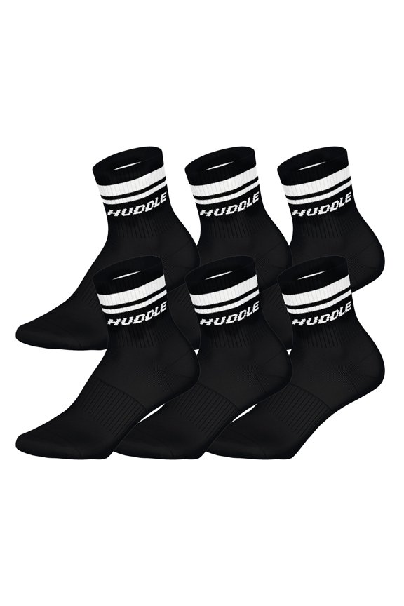 Unisex Socks Polyester Black 2.5-5 Uk