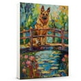 thumbnail image 1 of Hudo Dog Canvas Wall Art,Dog Wall Art print, Colorful German Shepherd Dog Decor for Kids Nursery Bedroom Living Room Office Home Unframed 8x12 inches, 1 of 5