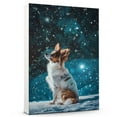 thumbnail image 1 of Hudo Dog Christmas Canvas Wall Art, Papillon Dog Wall Art Prints Dogs Hanging Wall Pictures Decoration for Holiday Living Room Bedroom Bathroom, 1 of 5