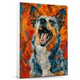 thumbnail image 1 of Hudo Funny Scream Australian Shepherd Dog Poster Wall Art Decor Australian Shepherd Dog Canvas Wall Art - Vintage Decor - Gifts For Dad, 1 of 5