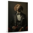 thumbnail image 1 of Hudo Harrier Painting Gentleman Style on Canvas, Harrier Vintage Costume Style Animals Posters For Home Decorations, Living Room, Bathroom Decor, 1 of 5