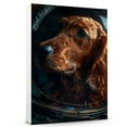 thumbnail image 1 of Hudo Irish Setter Space Poster, Dog Wall Art, Irish Setter Space Canvas Wall Art - Boho Bathroom - Dog Wall Decals, 1 of 5