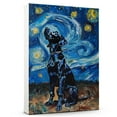 thumbnail image 1 of Hudo Starry Night Appenzeller Sennenhund Canvas Print - Van Gogh Inspired Dog Poster Wall Art Decor, 1 of 5