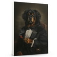 thumbnail image 1 of Hudo Tibetan Mastiff Painting Gentleman Style on Canvas, Tibetan Mastiff Vintage Costume Style Animals Posters For Home Decorations, Living Room, Bathroom Decor, 1 of 5