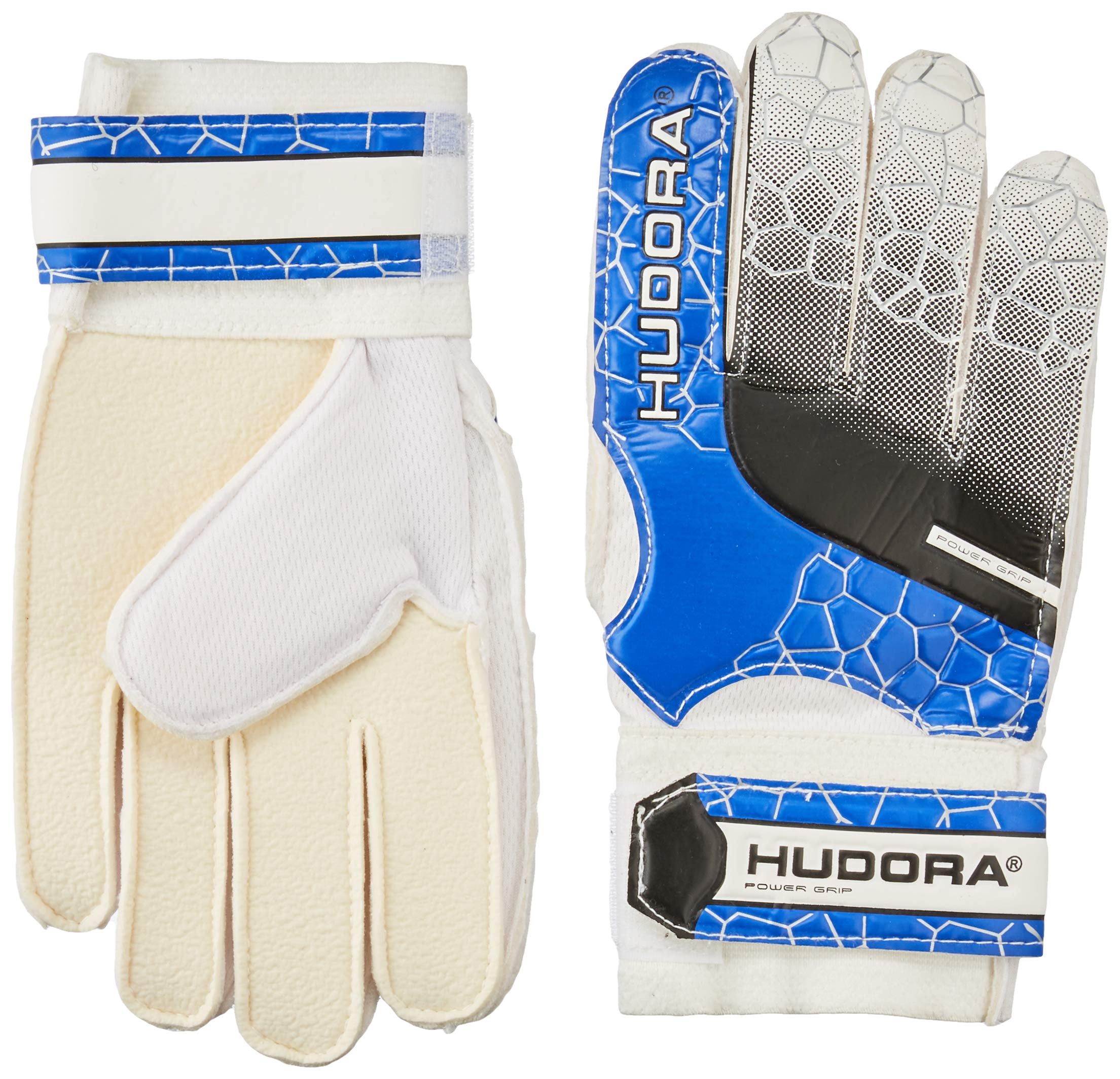Hudora Goalkeeper Gloves - Padded football goalkeeper gloves for kids & teens in size S/M - Goa