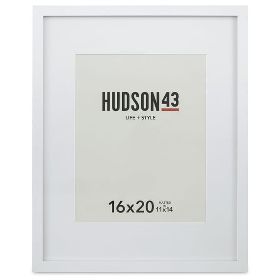 Hudson 43 Gallery Frame - White, 16" x 20"