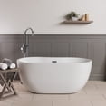 thumbnail image 1 of Hudson 61 Inch Acrylic Double Ended Freestanding Tub - No Faucet Drillings, 1 of 2