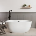 thumbnail image 1 of Hudson 65 Inch Acrylic Double Ended Freestanding Tub - No Faucet Drillings, 1 of 2
