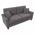 thumbnail image 1 of Hudson 73W Sofa in French Gray Herringbone Fabric, 1 of 7