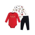thumbnail image 1 of Hudson Baby 2 Cotton Bodysuits and Pant Set, Newborn- 24 Months, 1 of 5