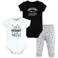 thumbnail image 1 of Hudson Baby 2 Cotton Short Sleeve Bodysuits and Pant Set, Preemie - 24 Months, 1 of 5