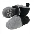thumbnail image 1 of Hudson Baby Baby and Toddler Cozy Fleece Booties, Black Heather Gray, 18-24 Months, 1 of 7