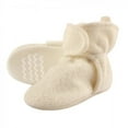 thumbnail image 1 of Hudson Baby Baby and Toddler Cozy Fleece Booties, Cream, 6-12 Months, 1 of 2