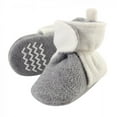 thumbnail image 1 of Hudson Baby Baby and Toddler Cozy Fleece Booties, Cream Heather Gray, 6-12 Months, 1 of 7