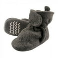 thumbnail image 1 of Hudson Baby Baby and Toddler Cozy Fleece Booties, Dark Gray, 3 Toddler, 1 of 2