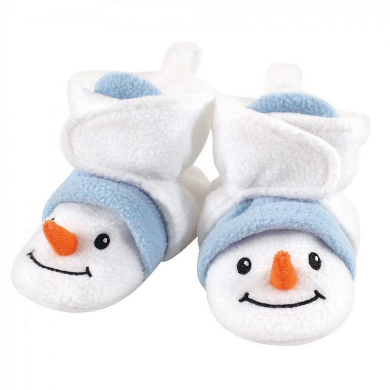Baby boy fleece booties best sale