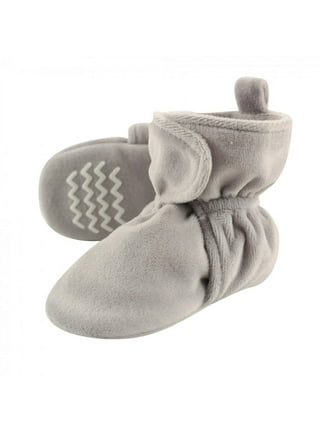 Fleece velcro baby best sale booties