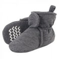 thumbnail image 1 of Hudson Baby Baby and Toddler Quilted Booties, Charcoal, 6-12 Months, 1 of 2