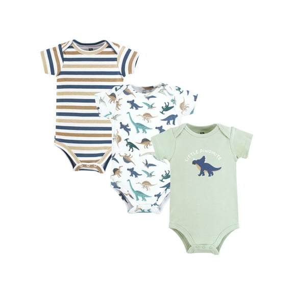 Hudson Baby Bodysuits, 3-Pack, Newborn-18 Months