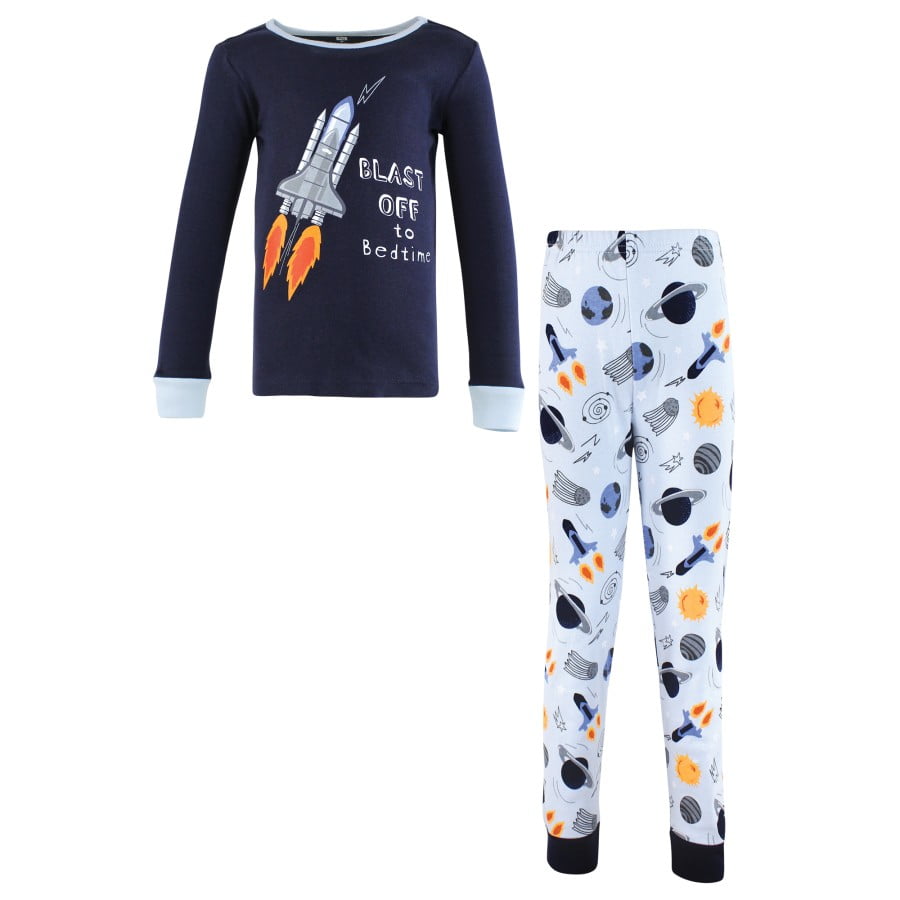 通販 送料無料  Baby Hudson Boy Months 18-24 Space, Set, Pajama Cotton ベビー