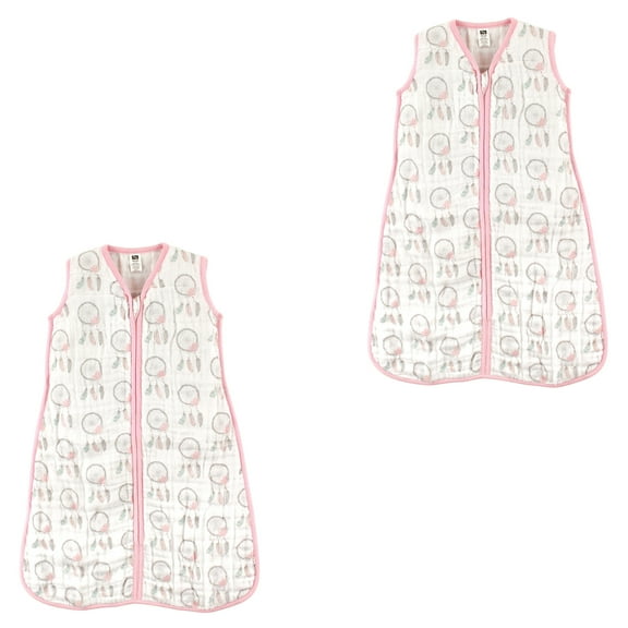 Hudson Baby Boy and Girl Muslin Sleeping Bag 2 Pack, Dream Catchers, 18-24 Months