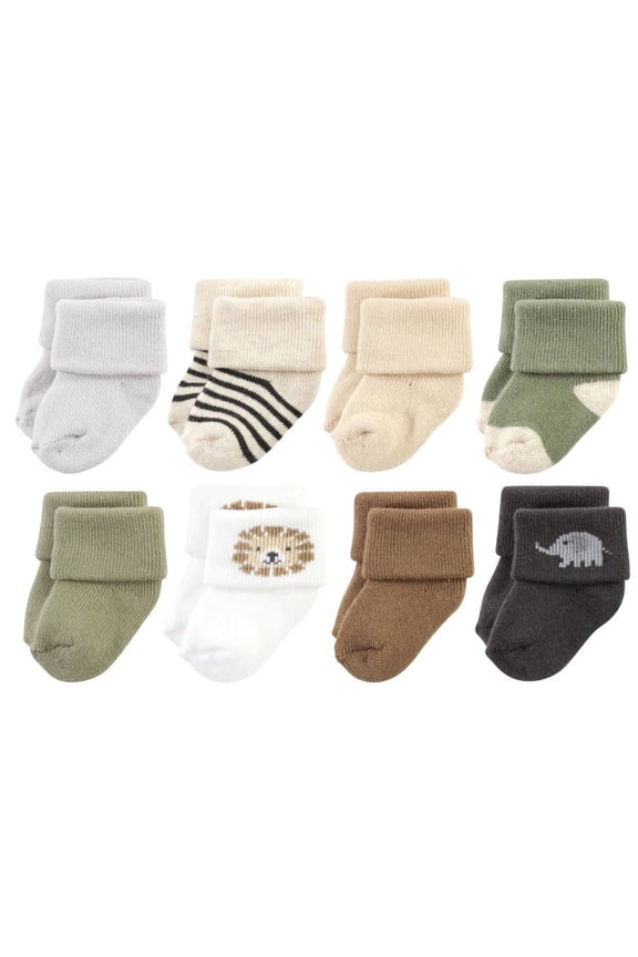 Boy's Casual Cotton Socks, Brave Lion