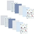 thumbnail image 1 of Hudson Baby Boys Cotton Flannel Burp Cloths 12-Pack Bundle, City Life, One Size, 1 of 8