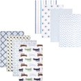 thumbnail image 1 of Hudson Baby Boys' Flannel Receiving Blanket, 8-Pack, Choose Your Color, 1 of 1