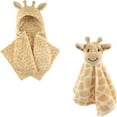 thumbnail image 1 of Hudson Baby Boys' Hooded Blanket & Security Blanket (Choose Your Color), 1 of 1