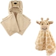 thumbnail image 1 of Hudson Baby Boys' Hooded Blanket & Security Blanket (Choose Your Color), 1 of 1