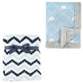 thumbnail image 1 of Hudson Baby Boys' Plush Blanket, 2-Pack, Choose Your Color, 1 of 1