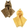 thumbnail image 1 of Hudson Baby Boys' Plush Hooded Blanket, 2-Pack, Choose Your Color, 1 of 1