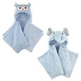 thumbnail image 1 of Hudson Baby Boys' Plush Hooded Blanket, 2-Pack, Choose Your Color, 1 of 1