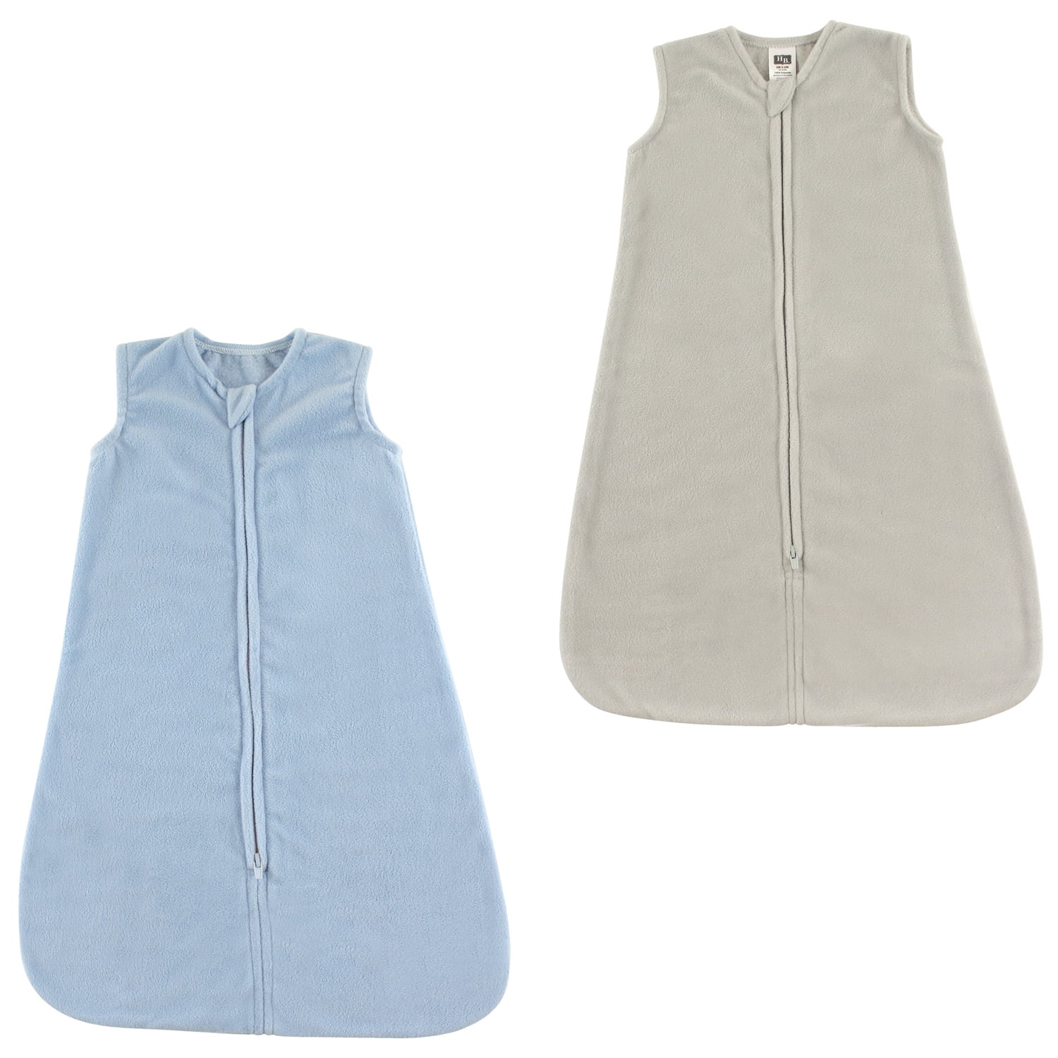Hudson Baby Boys' and Girls Wearable Fleece Sleeping Bag, 2-Pack (Choose Your Color and Size)