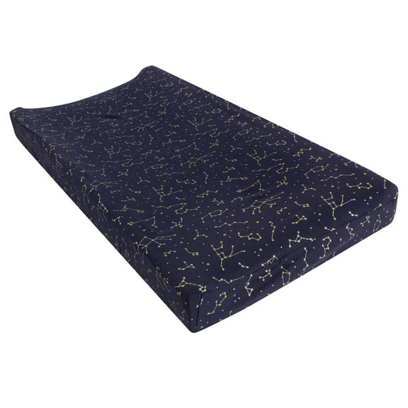 Hudson Baby Changing Pad Cover, Navy Constellation, One Size