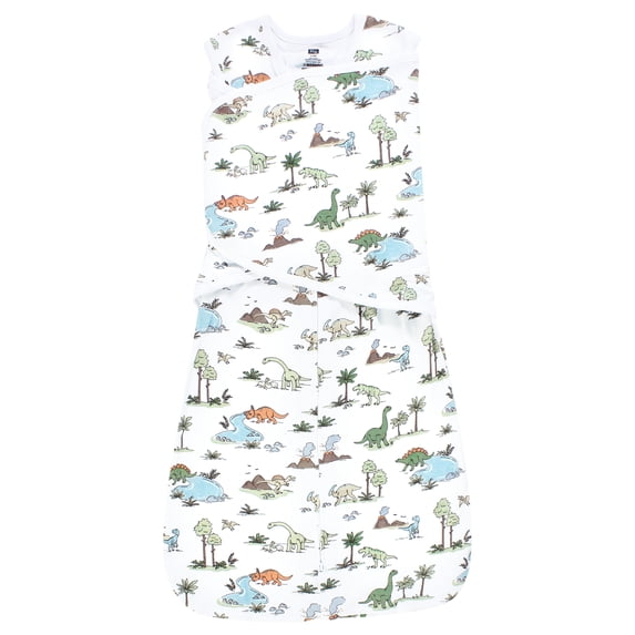 Hudson Baby Convertible Swaddle Sleep Sack, Dinosaur Adventures, 0-3 Months