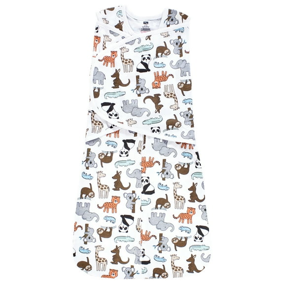 Hudson Baby Convertible Swaddle Sleep Sack, Zoo Animals, 3-9 Months