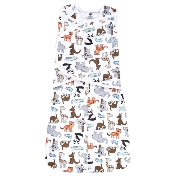 Hudson Baby Convertible Swaddle Sleep Sack, Zoo Animals, 3-9 Months
