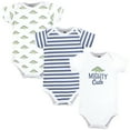 thumbnail image 1 of Hudson Baby Cotton Bodysuits, Mighty Cute Dino, Newborn, 1 of 2