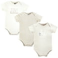 thumbnail image 1 of Hudson Baby Cotton Bodysuits, New Here, 9-12 Months, 1 of 5