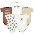 thumbnail image 1 of Hudson Baby Cotton Bodysuits, Plants, 3-6 Months, 1 of 3