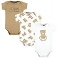 thumbnail image 1 of Hudson Baby Cotton Bodysuits, Teddy Bears 3-Pack, 12-18 Months, 1 of 5