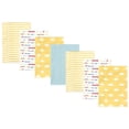 thumbnail image 1 of Hudson Baby Cotton Flannel Burp Cloths, My Sunshine 7 Pack, One Size, 1 of 6