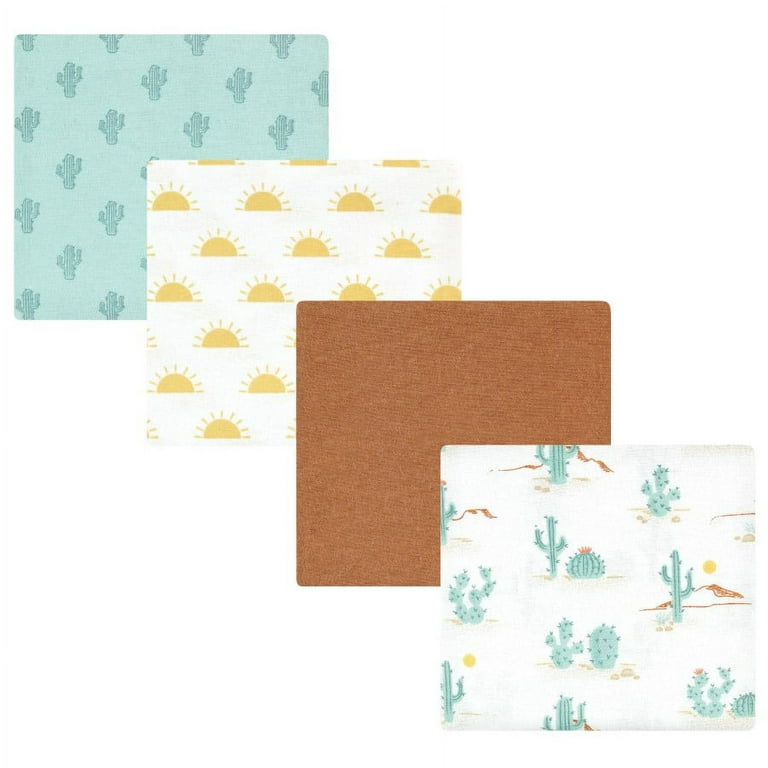 Hudson Baby Cotton Flannel Receiving Blankets Desert Cactus One Size Walmart