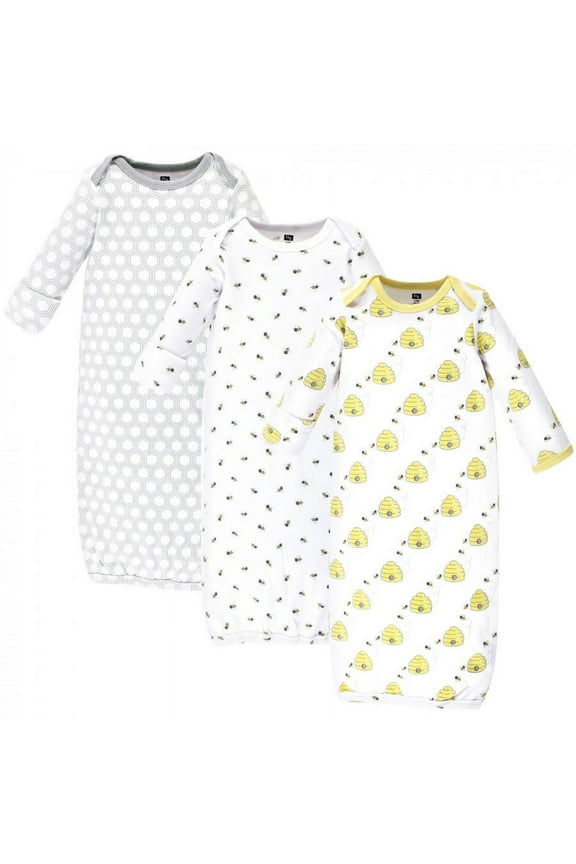 Cotton Gowns, Bees, Preemie/Newborn