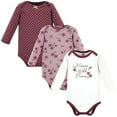 thumbnail image 1 of Hudson Baby Cotton Long-Sleeve Bodysuits, 3-Pack, Newborn- 24 Months, 1 of 5